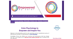 Desktop Screenshot of empower-yourself-with-color-psychology.com